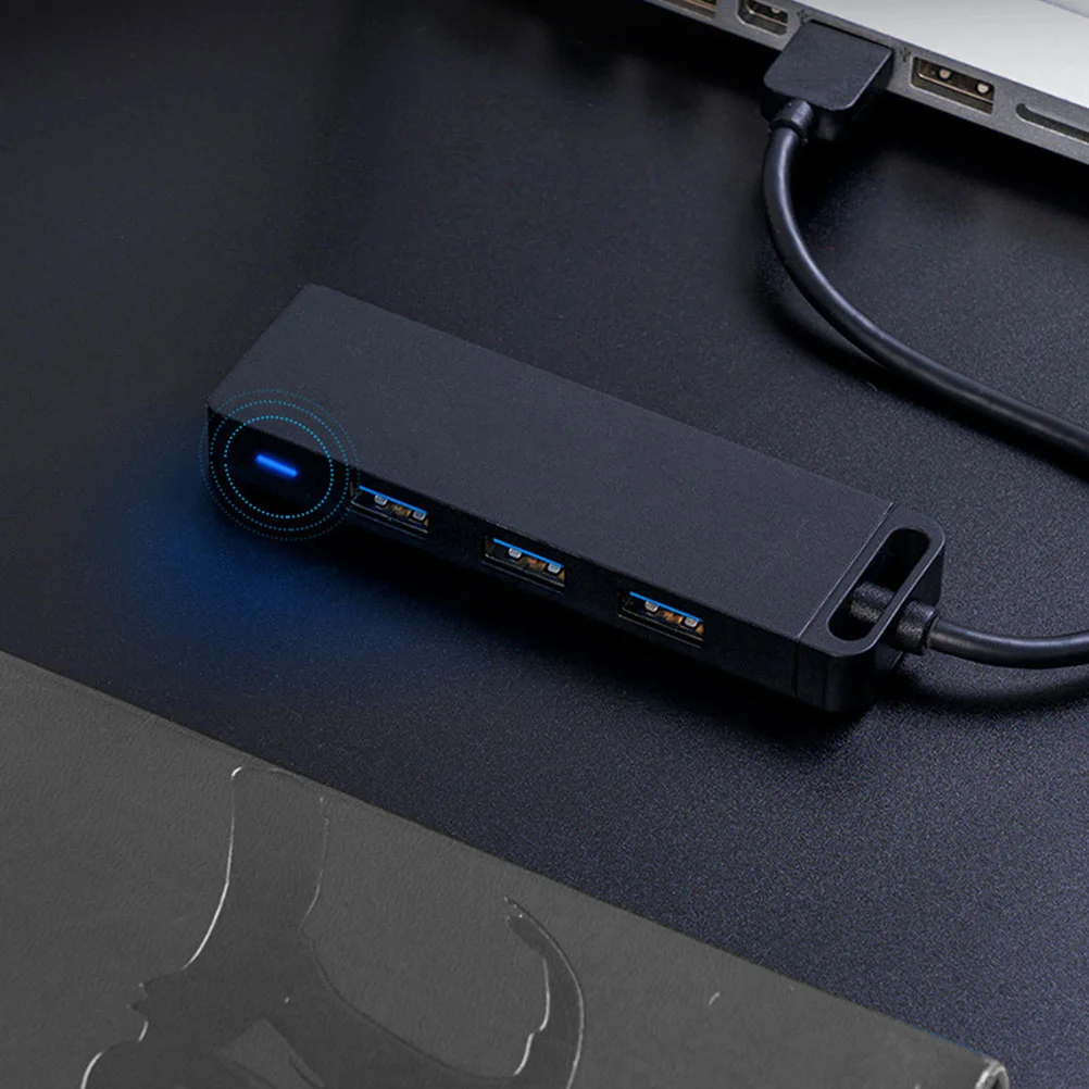 

4-портовый USB-концентратор, разветвитель USB 2.0, портативный концентратор данных для аксессуаров для ПК, подключение к клавиатуре и мыши, компьютерные аксессуары,