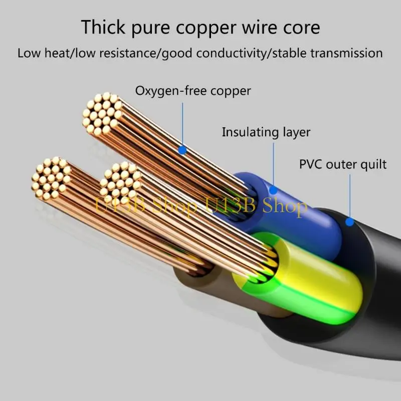 

U13B IEC320 Male to Female C14 to C13 90 Degree Bend Cable 0.1m Length Power Cord