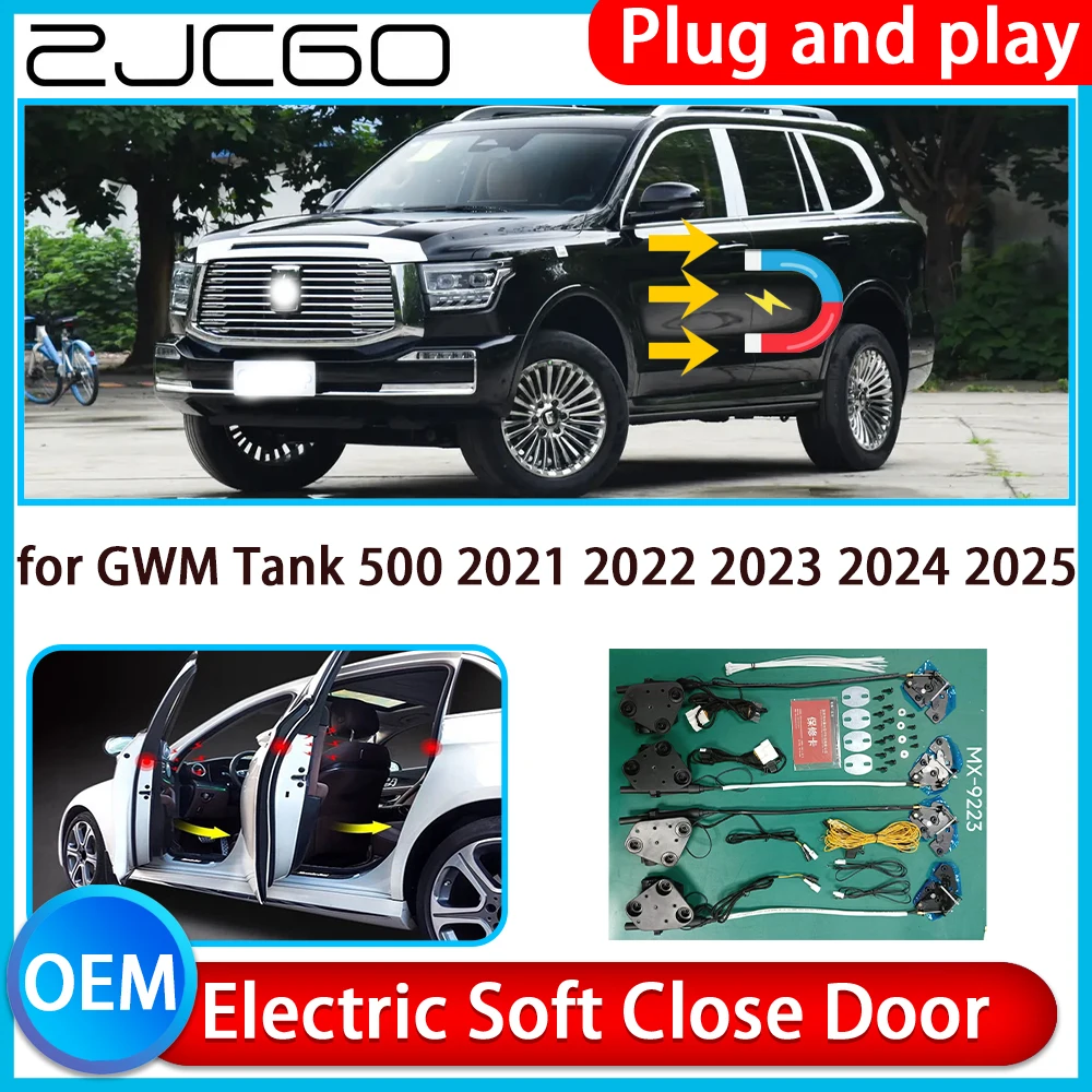 

for GWM Tank 500 2021 2022 2023 2024 2025 Auto Pull Car Soft Close Kit Door Power Latch Electric Door Catch Soft Closing Assist