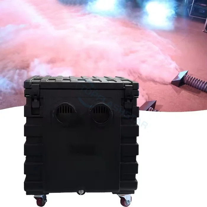 Wholesale 6000W Dry Ice Fog Machine DMX 512 Remote Control Low Smoke Machine for Wedding Party Clubglobally accessible