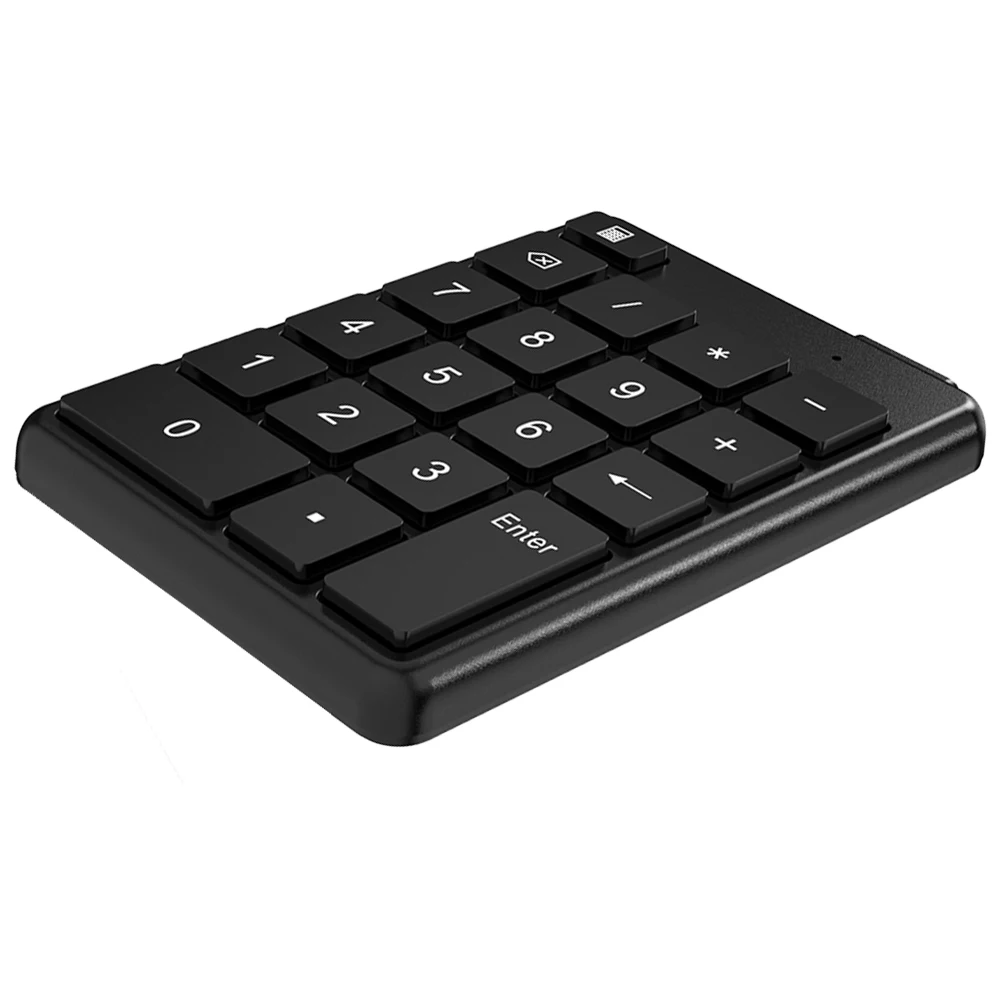 Teclado numérico portátil compatible con Bluetooth 5,0, mini teclado contable financiero, teclado numérico de 19 teclas para ordenador portátil y de escritorio
