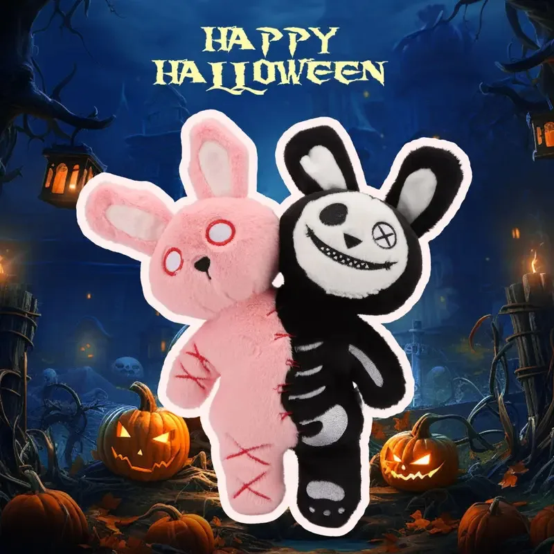 

30cm Terrifying-Gothic Rabbit Plush Toys for Kids, Horror Stuffed Animals, Bunny Plushies Dolls, Halloween Decor, Gifts for Kids