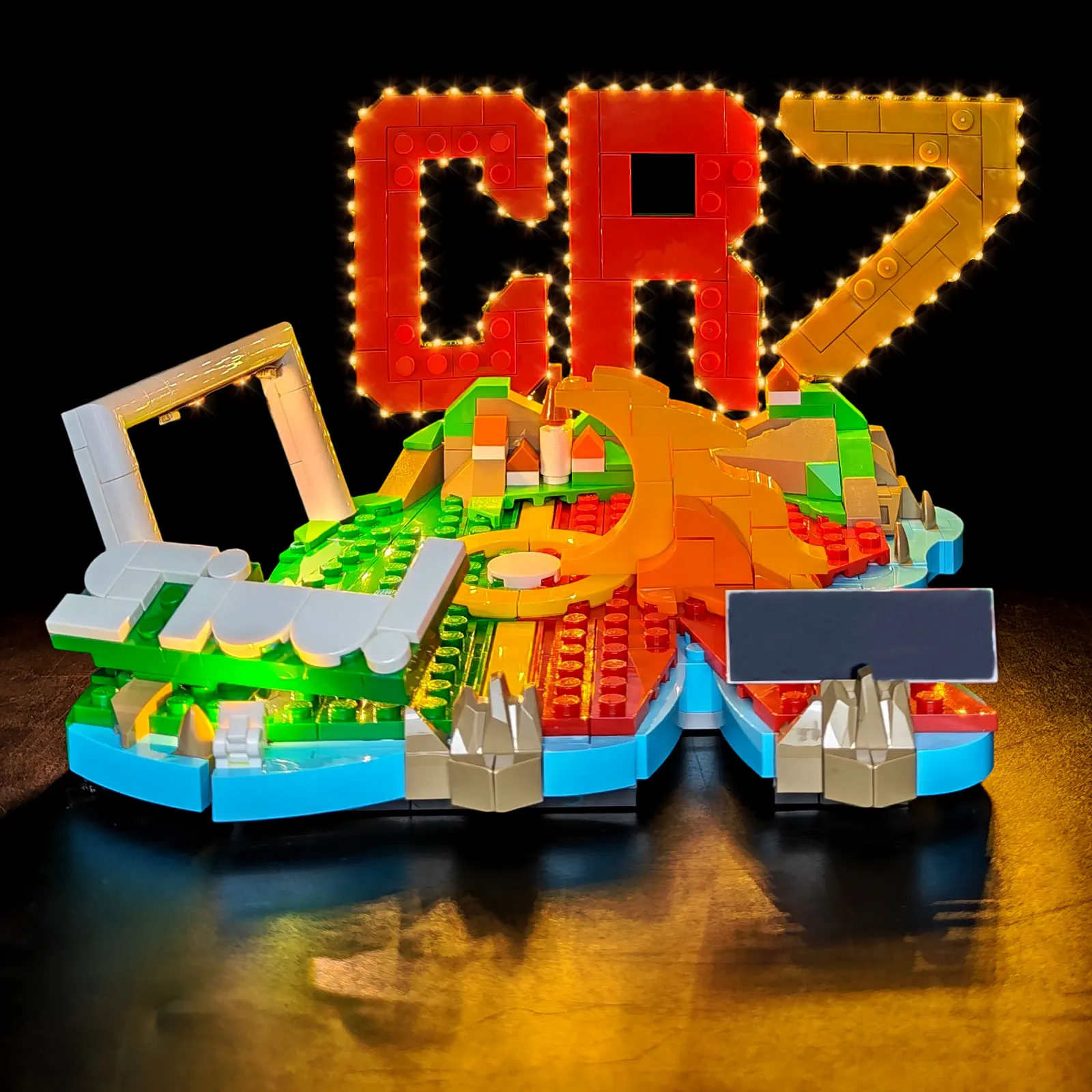 Kit de iluminación LED LYBTWF compatible con Lego 43012 Ronaldo - Bloques de construcción de elementos temáticos de fútbol (NO incluye los bloques del modelo)