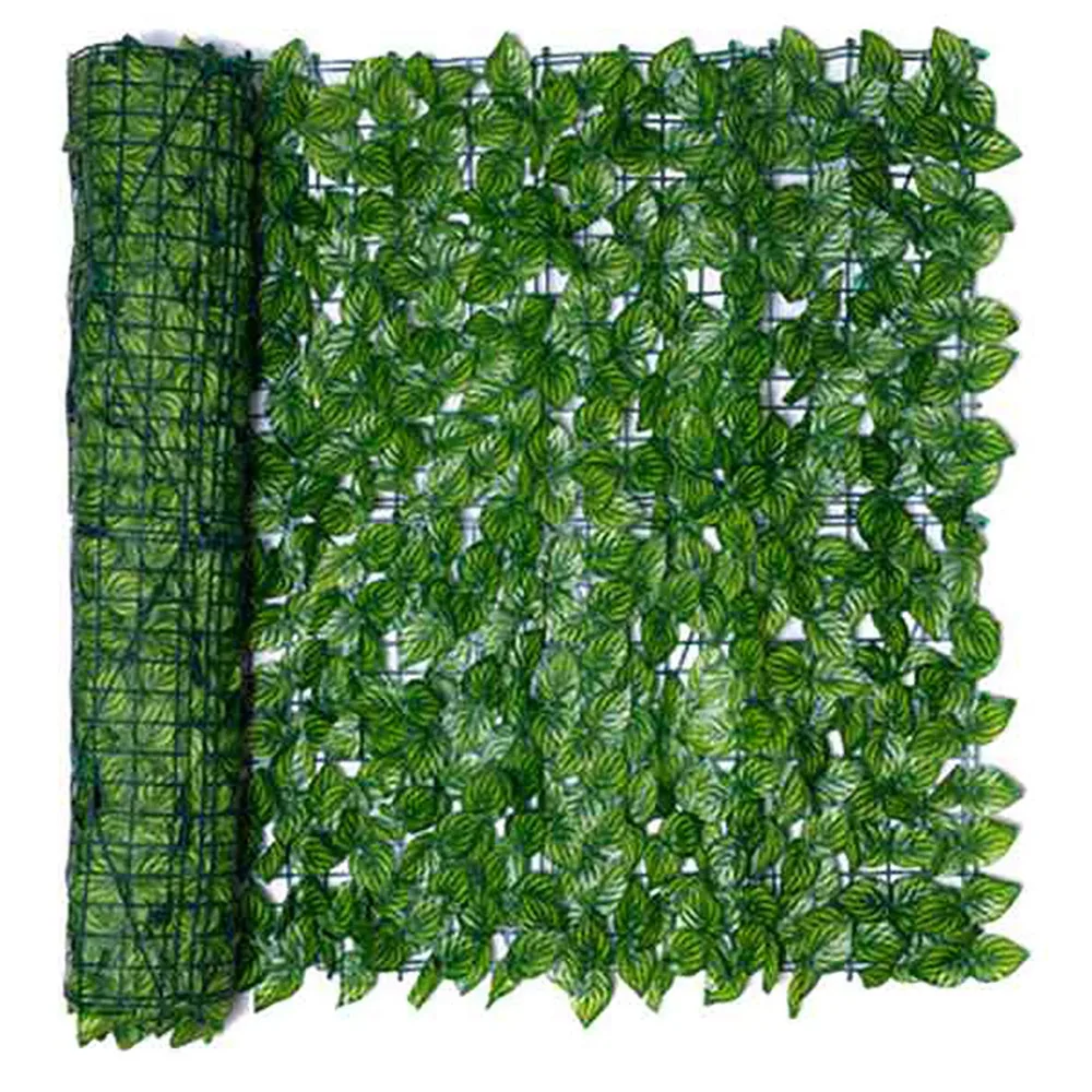 

0.5X3 Meter Wall Plant Fence Leaves Artificial Faux Ivy Leaf Privacy Fence Screen Decor Panels