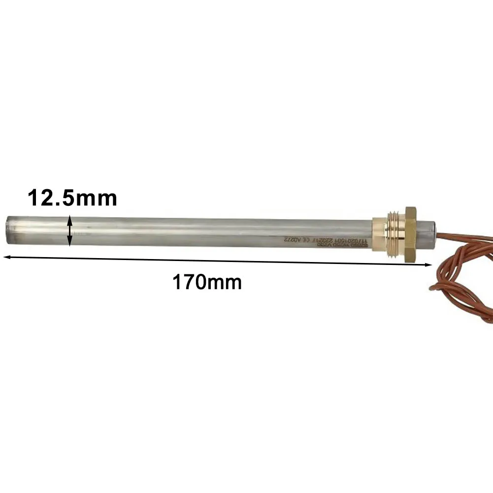 1pc Ignition Rod 350W Pellet Stove Igniter Ignition Resistor Spare Part 12.5mm Pellet Grill Ignition Rod For Home Heating System