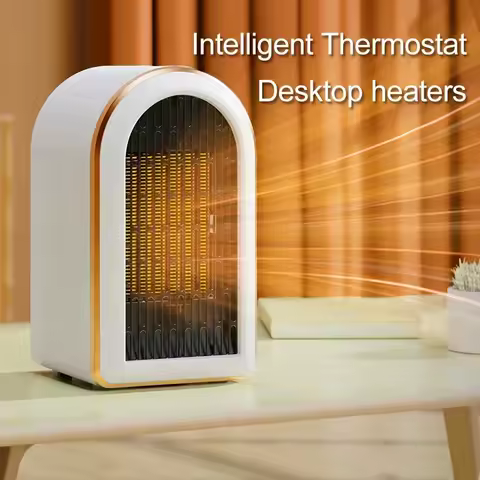 110V 220V 1200W Household PTC Desktop Air Heater Hot Air Blower Air Heater Small Heater Temperature  Adjustment Fast Heating