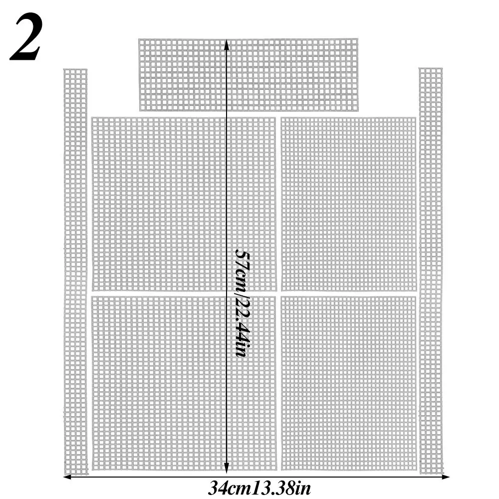 Knitting Assistant Accessories DIY Woven Material for Weaving Bags Knitted Piece Grid Plate