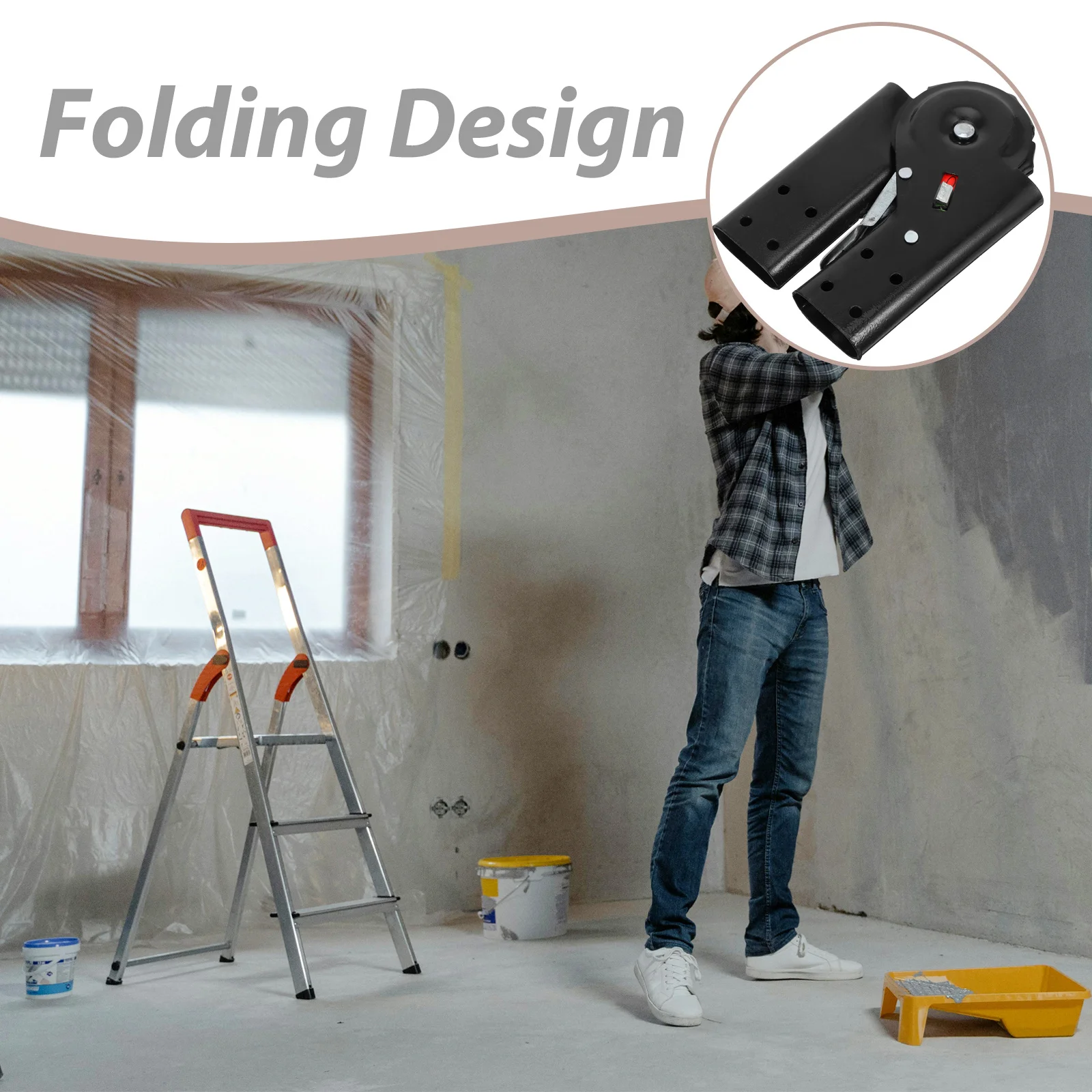 

Ladder Joint Folding Heavy Duty Aluminum Alloy Joint Connector Lock Accessories Telescopic Ladder Hinge Safety Parts