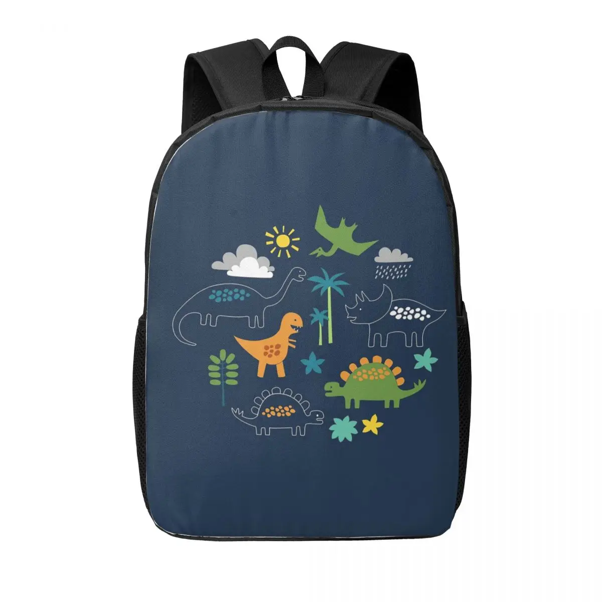 

Dinosaur Land Dino By Cecca Woman Backpacks Boys Girls Bookbag Casual Students School Bags Portability Rucksack Shoulder Bag