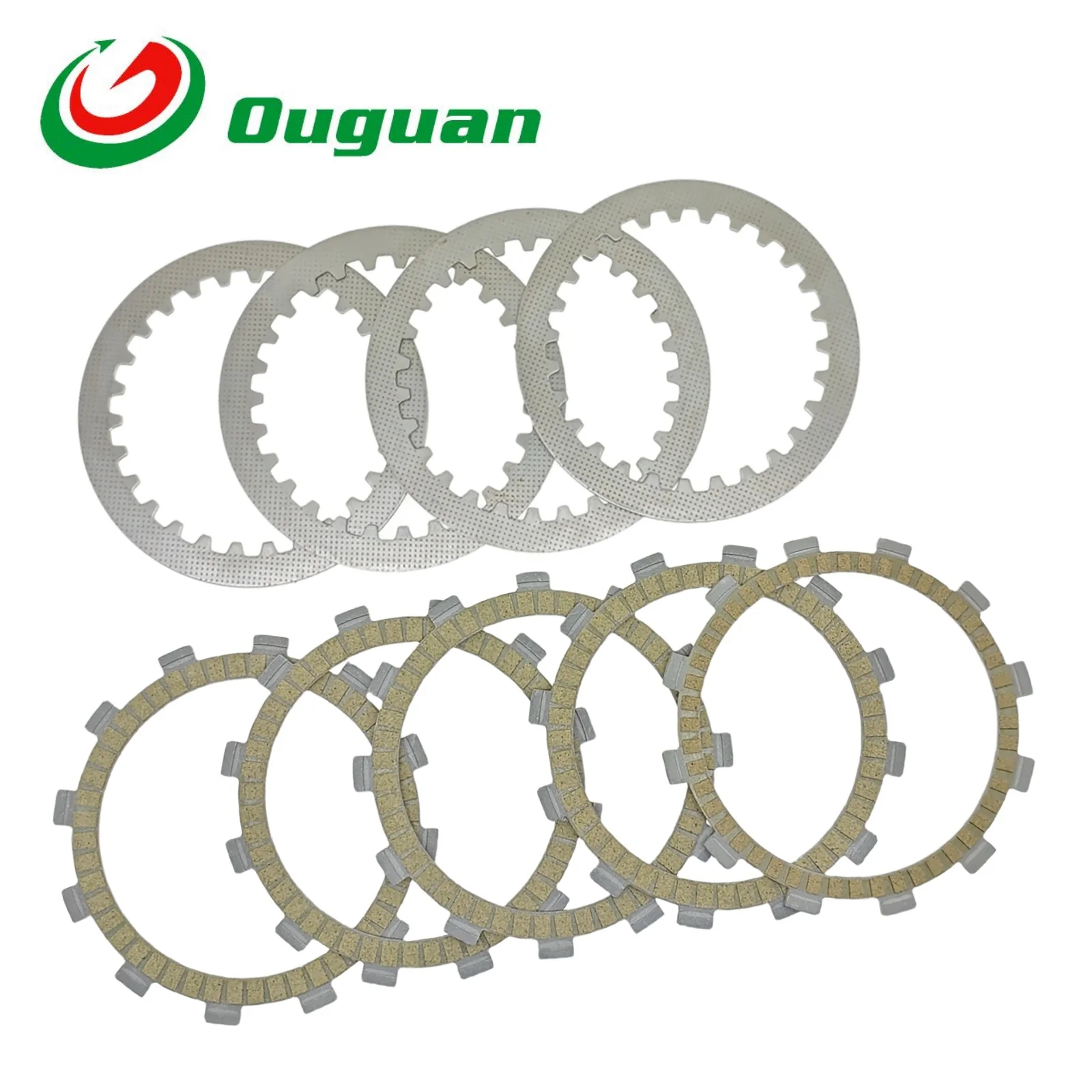 

ouguan for Yamaha Virago XV250 Route 66 XV125S 240 V-Star Drag Star XVS125 125cc 250cc Clutch Friction Steel Plate Discs