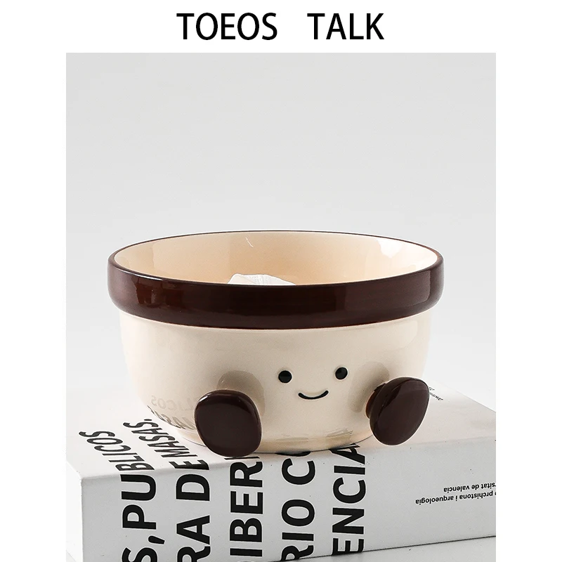 

Creative Desktop Ceramic Trash Can Small Size No Cover Snack Waste Paper Bucket Storage Bucket Family Use Bedroom Bathr...