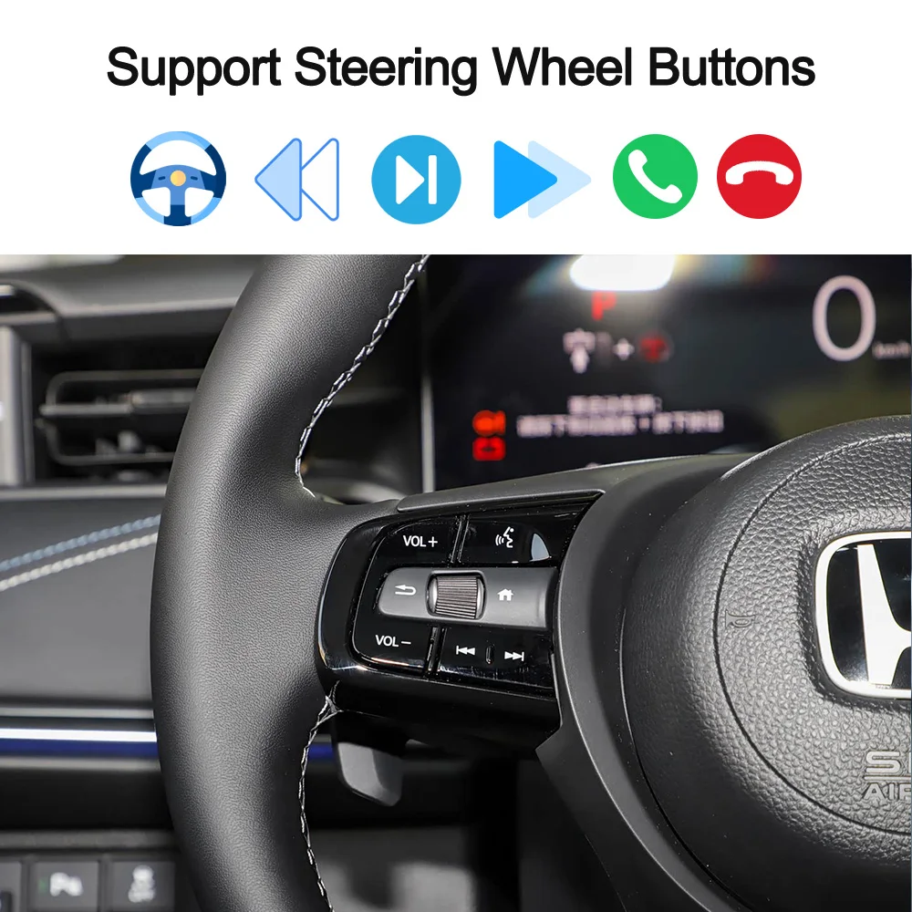 WIZCAR A3 Adapter Real-time Map Online Music Box Baidu Carlife to Android Auto Converter For Android Phone