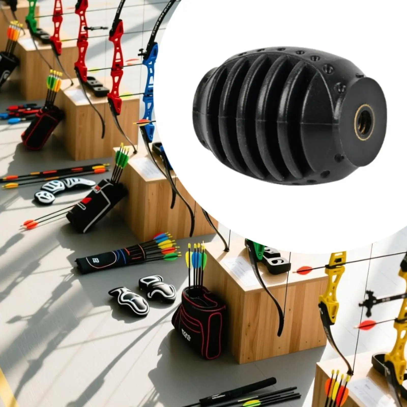 

Резиновый стабилизатор для лука, амортизатор вибраций, эффективный демпфер для стрельбы по мишеням