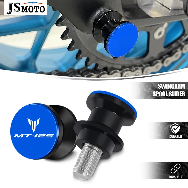 

swingarm spools sliders For MT-125 MT 125 MT125 2015-2024 2025 Motorcycle 6MM Swing arm Stand Screws mt125 Accessories