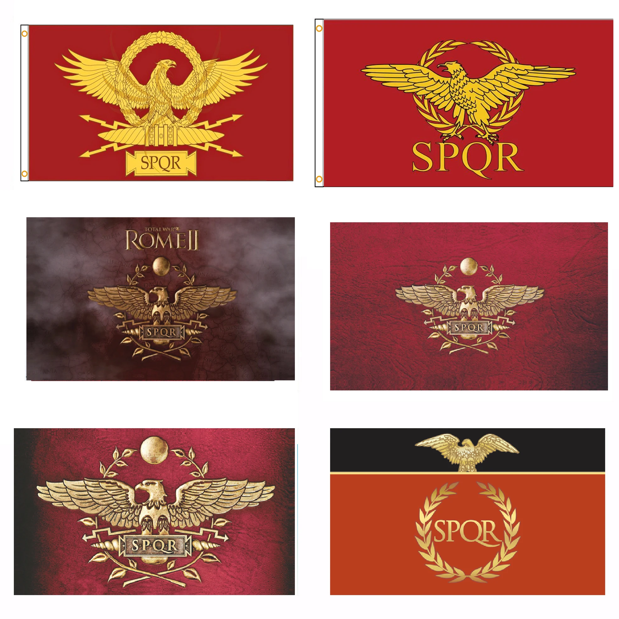 Yehoy  90*150cm Roman Empire Senate People Of Rome Eagle SPQR Flag