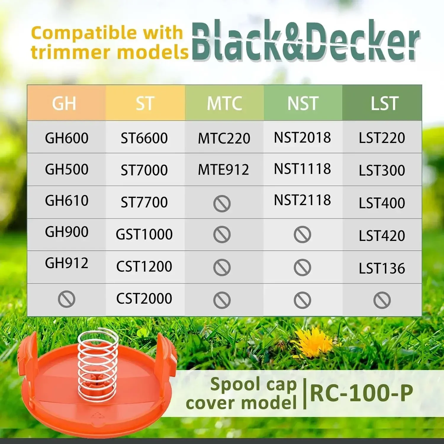 Imagem -06 - Carretel de Substituição para Black Mais Decker Linha Aparador de Cordas Autofeed Linha Af100 30 m 0.065 18 Pcs Pack