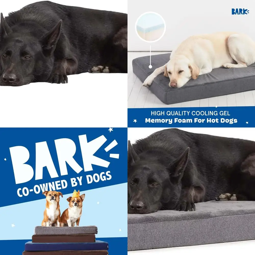 Luxury Orthopedic Memory Foam Dog Bed for Joint Support and Comfort, XL Grey