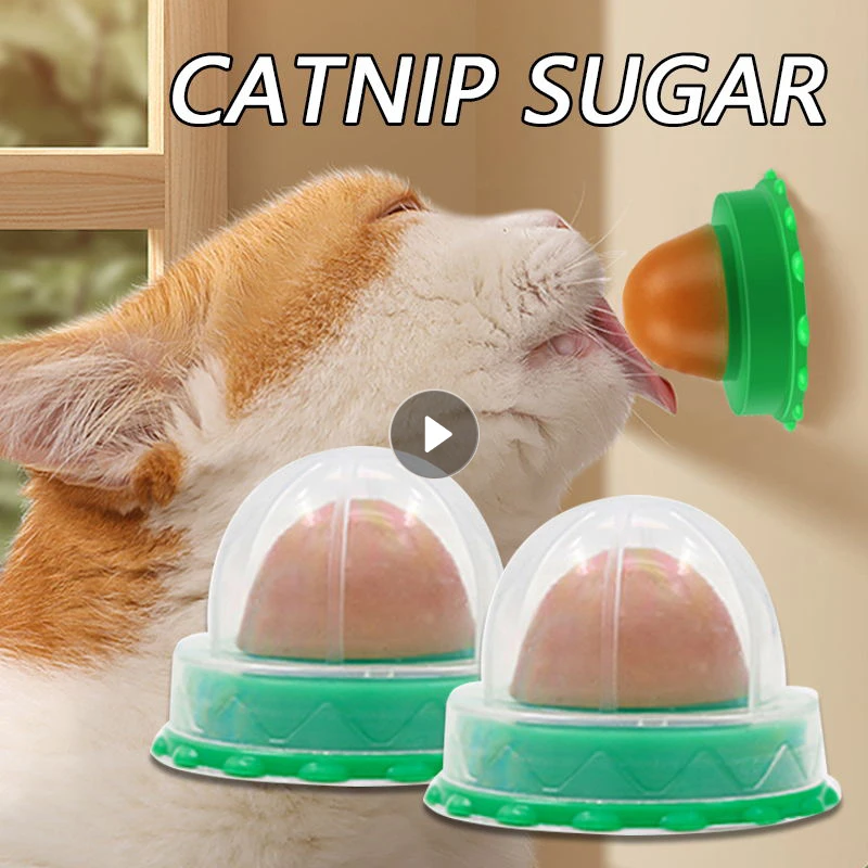 Cat Catnip Cat Toys Healthy Nutrition Cat Lollipop Cat Mint On The Wall Cat Energy Ball Candy Snacks Goods For Cats Pet Products