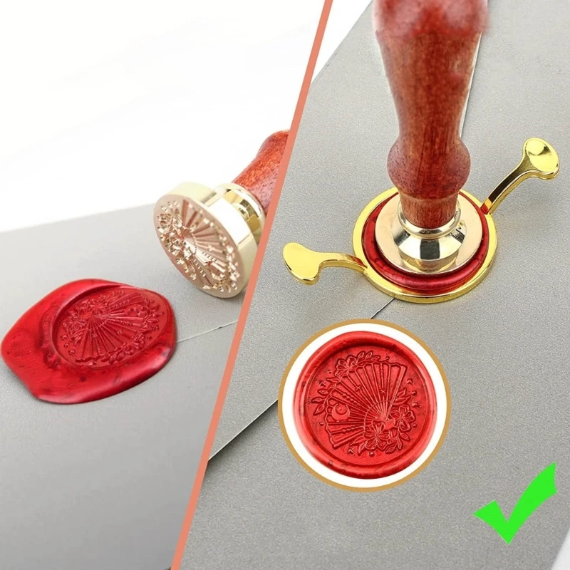 Wax Seal Stamp Rings Metal Sealing Wax Molds Holder For DIY Scrapbook Gift Envelope Card Decoration Sealing Fix Shapes