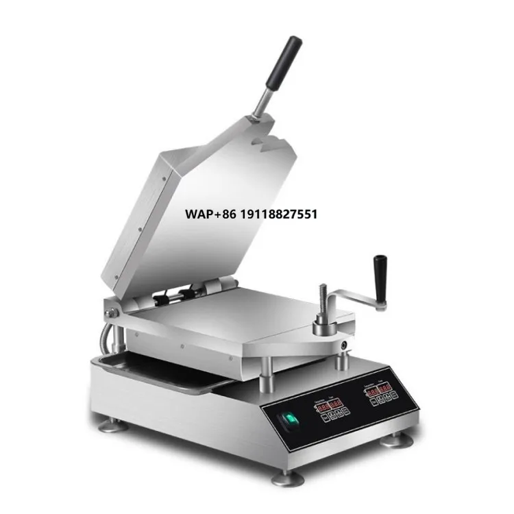 

110V 220V Thin Cracker Seafood Fossil Cake Machine Shrimp Squid Pancake Machine