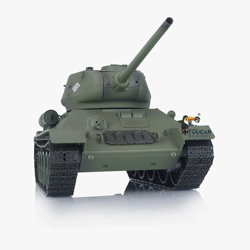 1/16 Heng Long Wojskowy Czołg RC Szturmowy Radziecki T34-85 7.0 Metalowa Skrzynia Biegów 3909 Zabawki Prezent