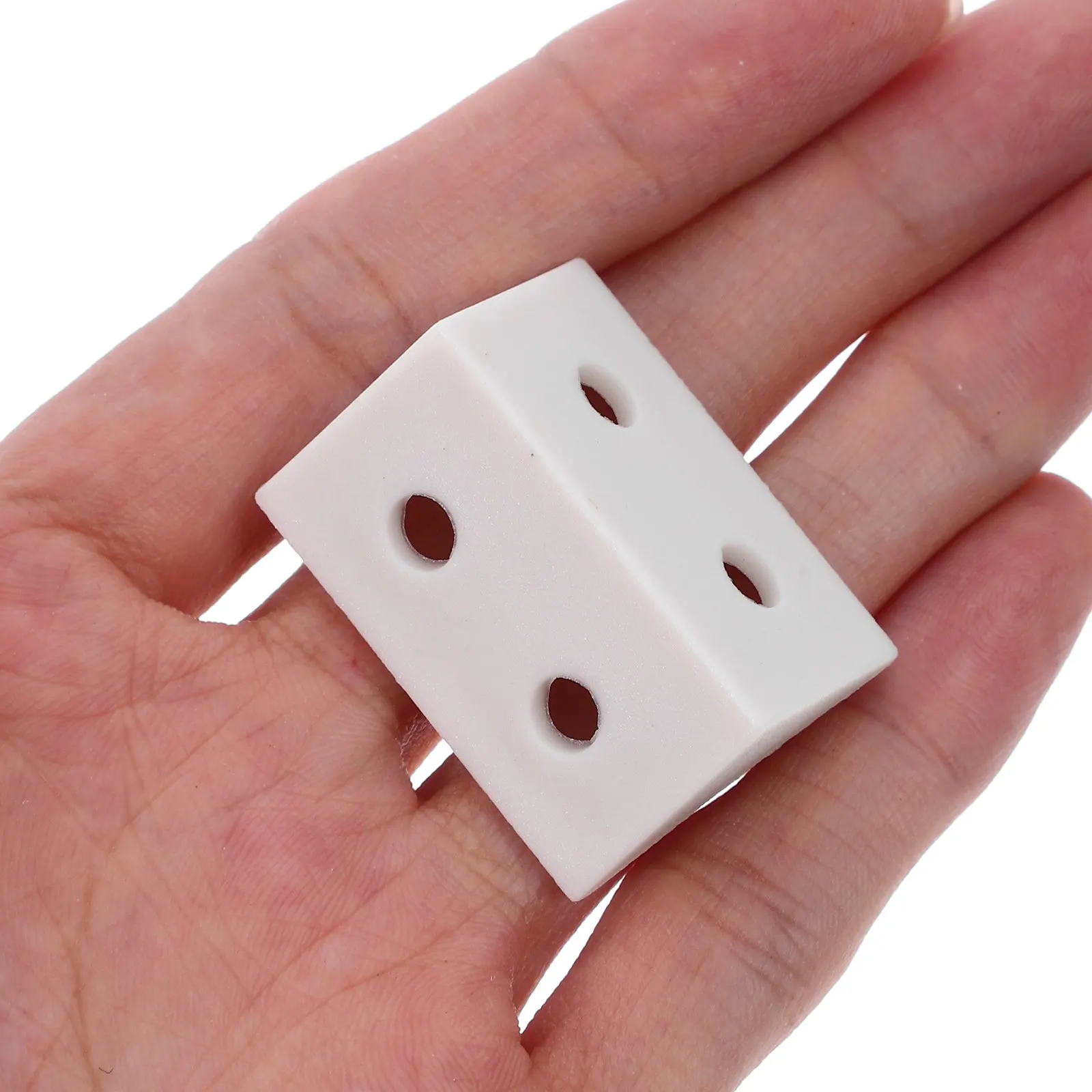 20Pcs Thickened Corner Brackets Plastic Angle Board Holder Furniture Shelf Support Cabinet Drawer Reinforcement