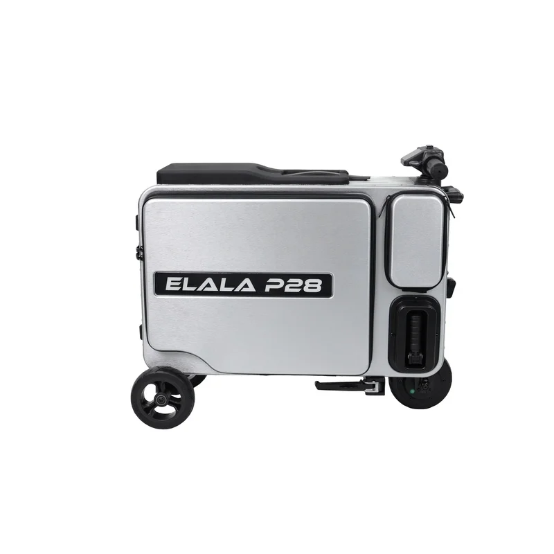 

【Hot】ELALA Hot Selling Fashionable 70L Large Capacity Suitcase Two-person Riding Multifunctional Electric Luggage for Gift