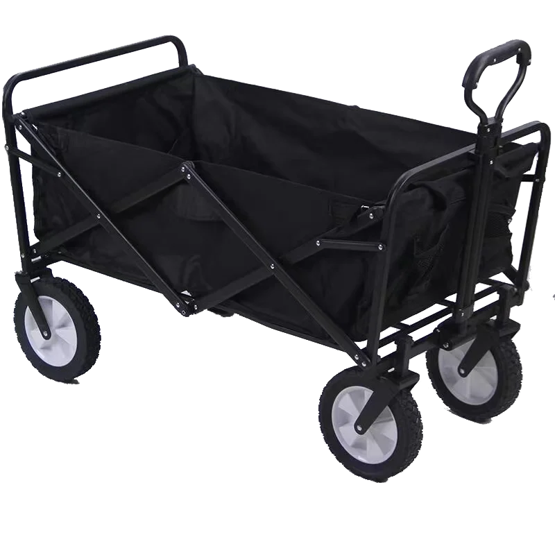 Family Hiking Four-wheel Camp Cart Outdoor Garden Camping Foldable Equipment Portable Picnic Cart