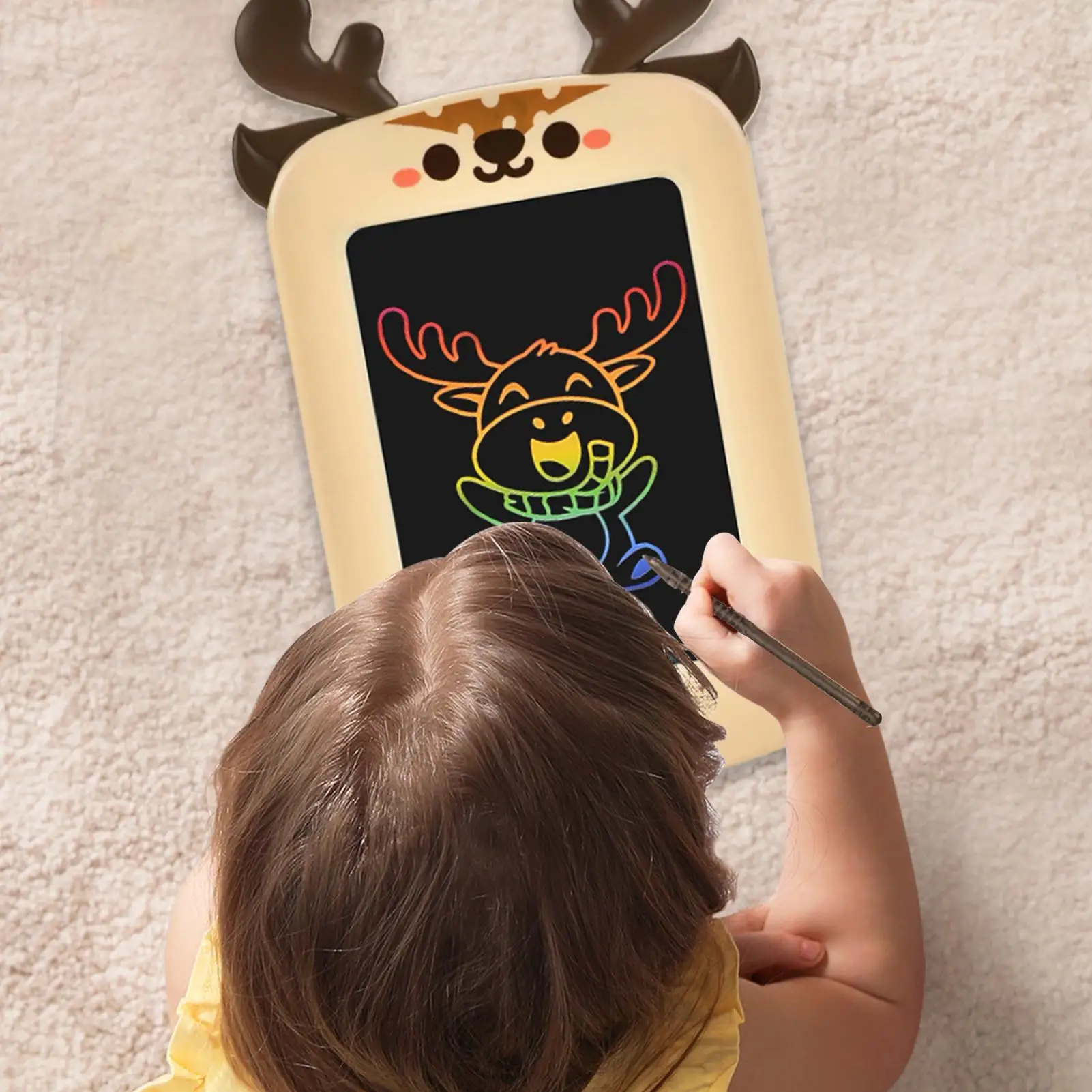 Bloco de desenho para crianças lcd escrita brinquedos educativos apagáveis 8.5 Polegada tela colorida doodle board para crianças meninos meninas