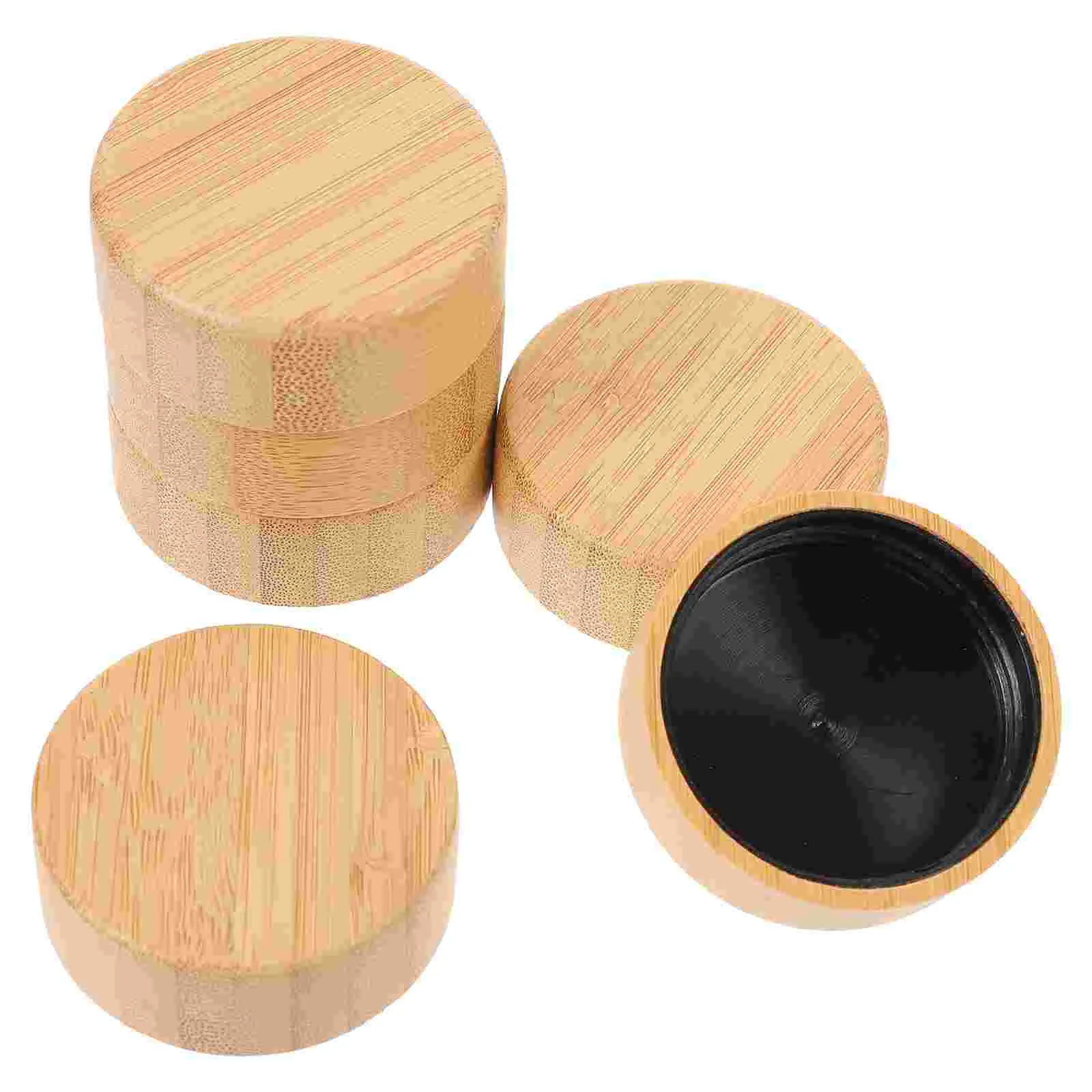 6 Pcs Wooden Cover Seasoning Bottle Cap Drink Dispenser Soda Bamboo Water Caps Seal Replacement Lids