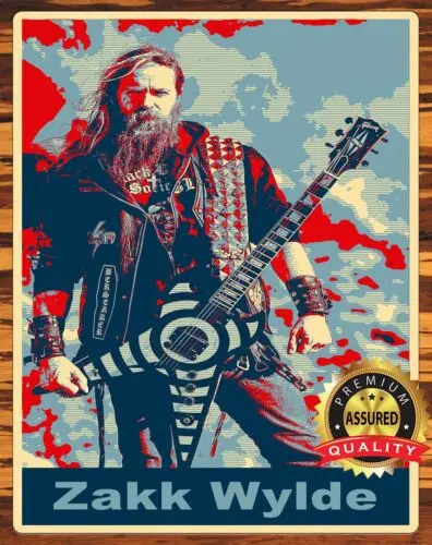 Zakk Wylde - Black Label Society - Metal Sign