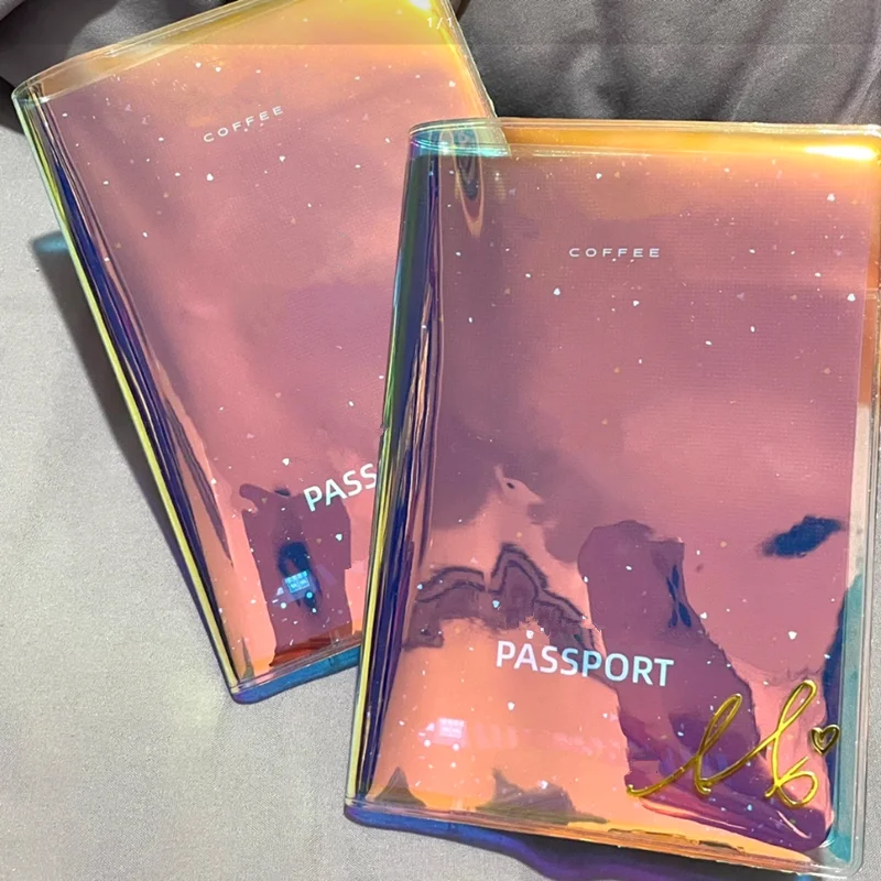 โปร่งใส Frosted ผู้ถือหนังสือเดินทาง Passport Cover Protector สําหรับ International Travel Passport Sleeve Holder Case