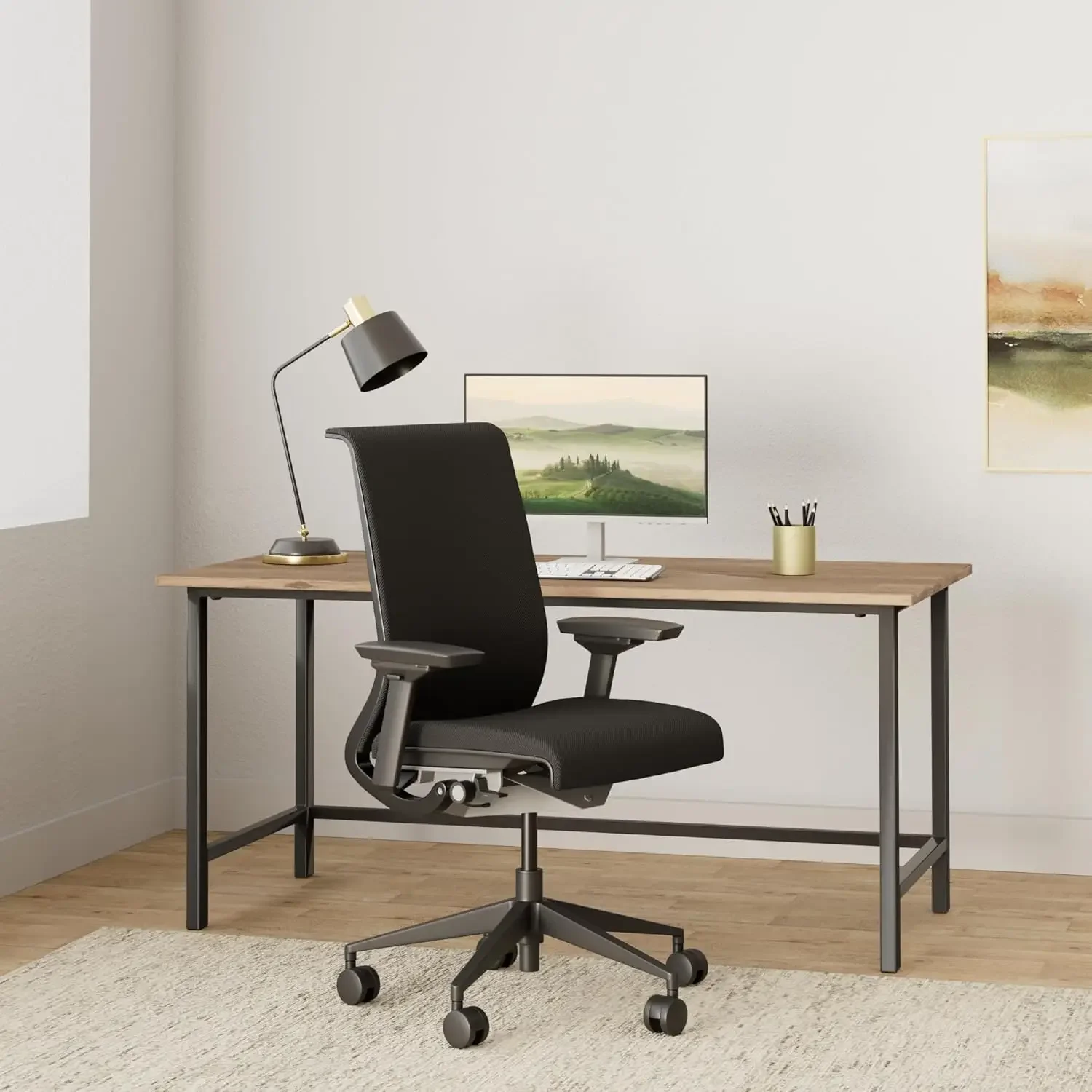 

Think Chair Sophisticated, Multi-User Chair - Five Points of Adjustability Ergonomic Office Chair Spine Comfort