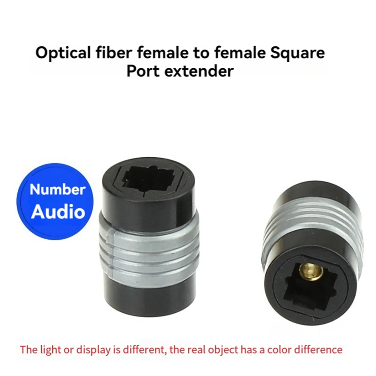 SMIEA Speaker DVD Player Digital Audio Optical Cables Adapter Portable CD Fiber Optic Female Extender Extension Coupler 1Pcs