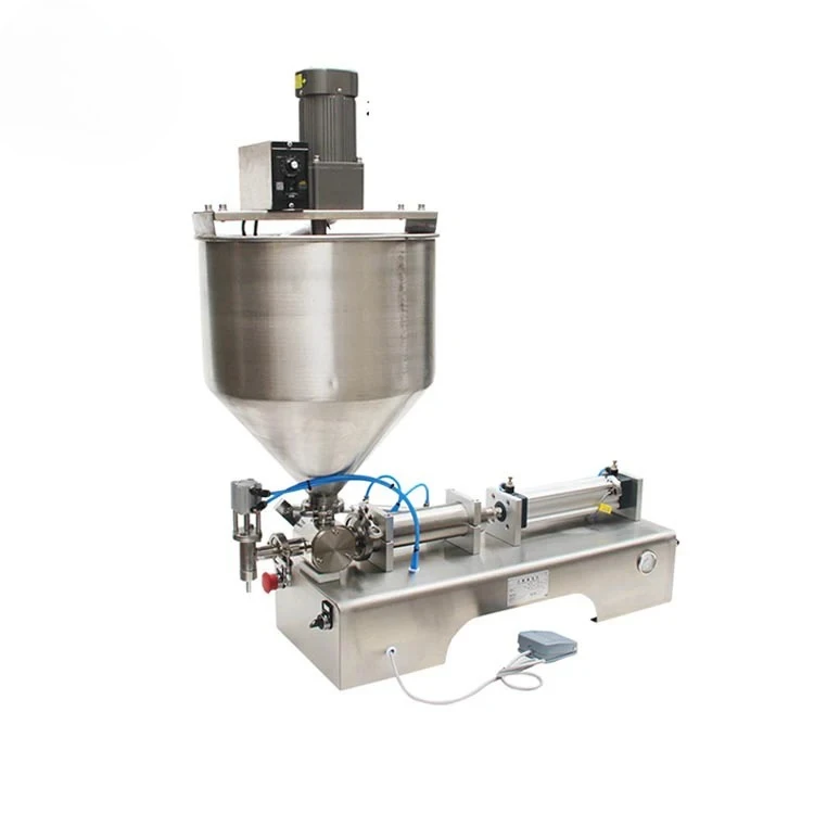 

Ce approve stainless steel 10-1000ml Peanut butter Tahini Paste Filling machine