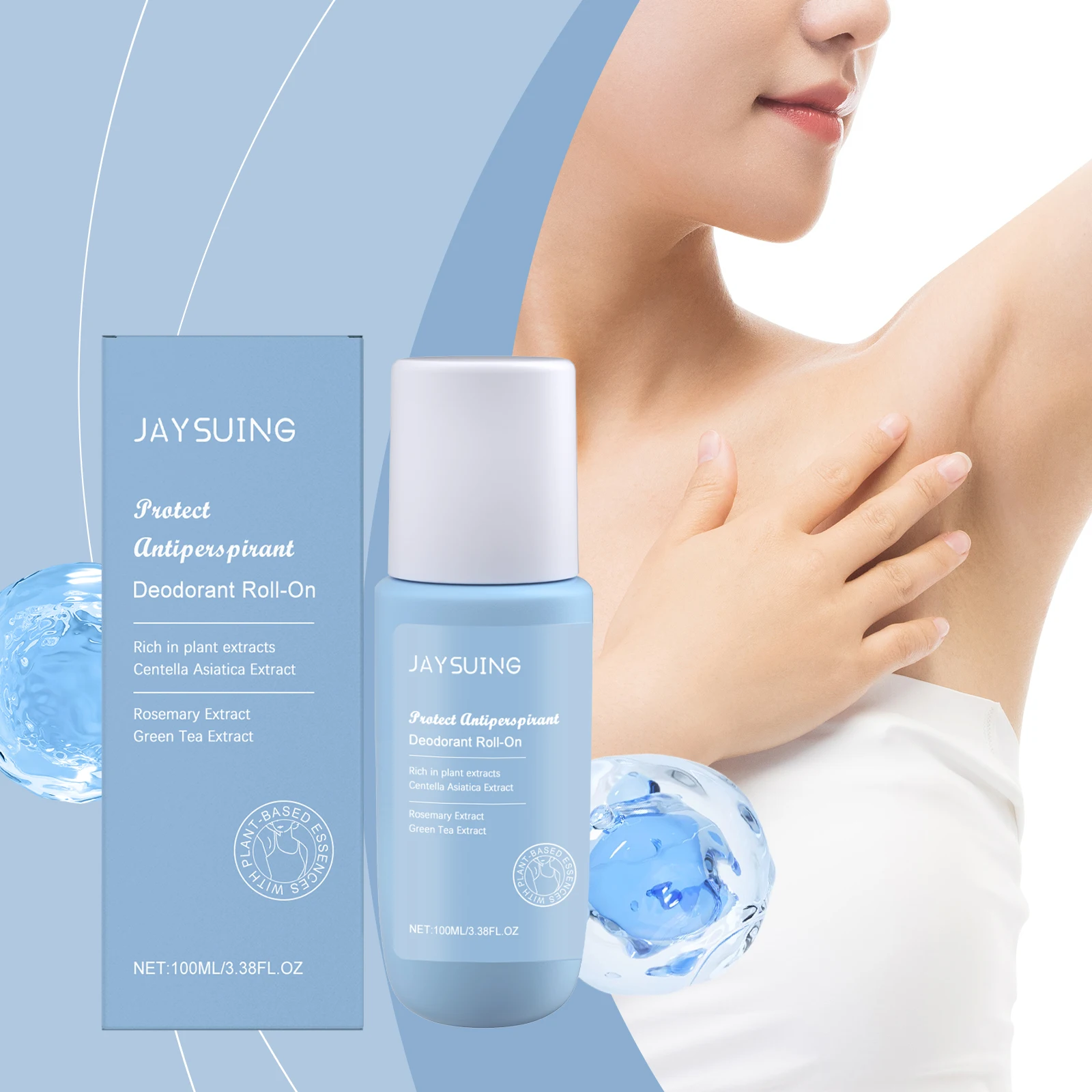 

Deodorant Stick Anti Sweat Cover Body Armpit Odor Soothe Nourish Skin Lasting Refreshing Fragrance Green Tea Antiperspirant Balm