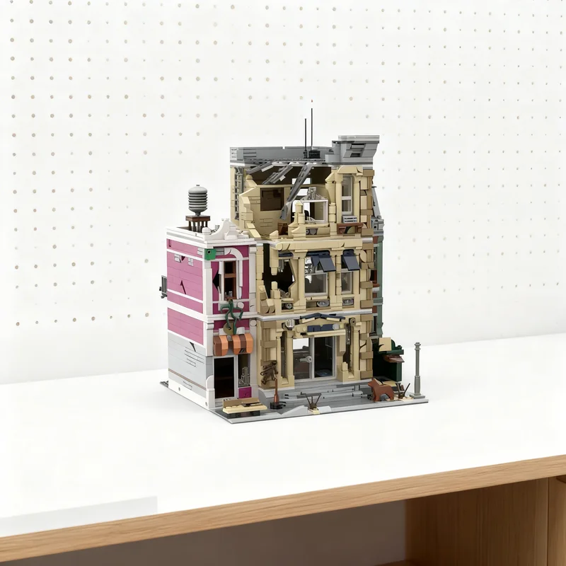 

2689pcs MOC Apocalypse Police Station Creator Expert Model Building Blocks Architecture Christmas Gifts Toy Idea Education DIY