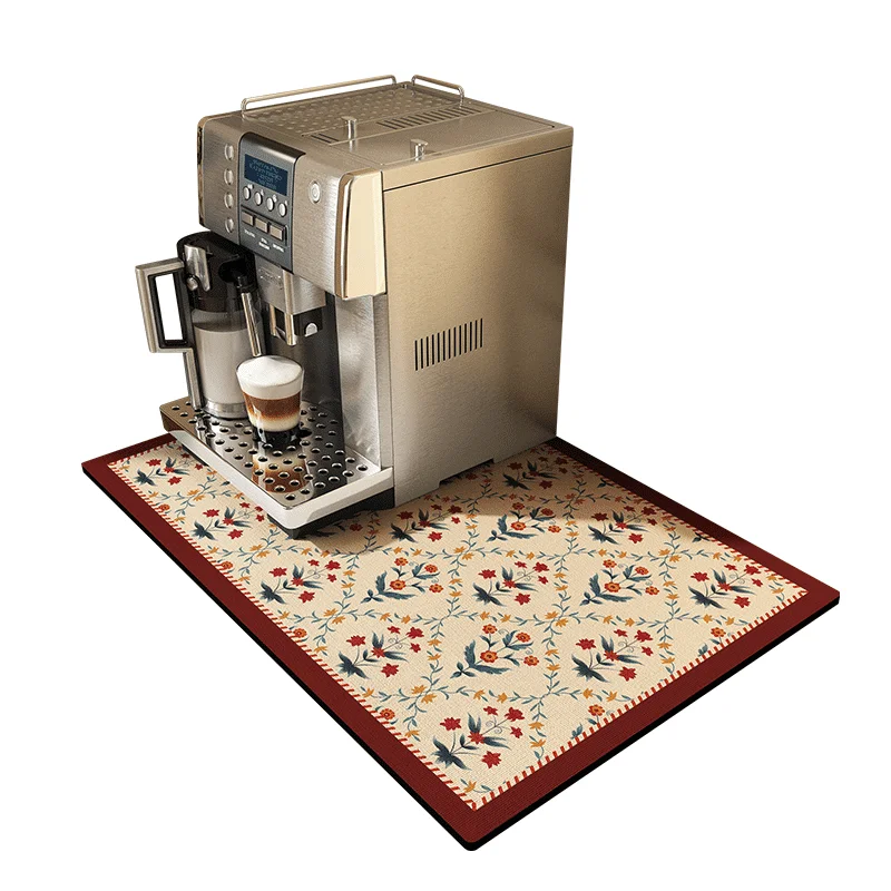 Coffee machine drain mat, kitchen countertop, absorbent diatom mud cushion, dishes, insulation mat, bathroom, washstand, coaster