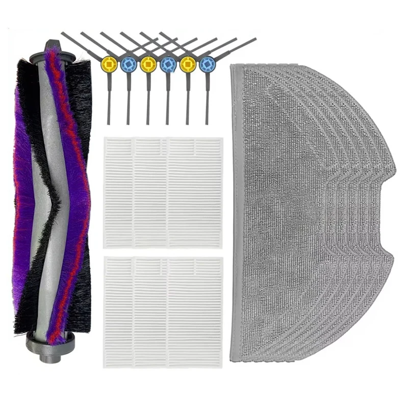 

Hot For Midea M9 / Eureka E20 Plus / Nere10s E10S / Obode A8 Spare Parts Accessories Main Side Brush Filter Mop Cloth