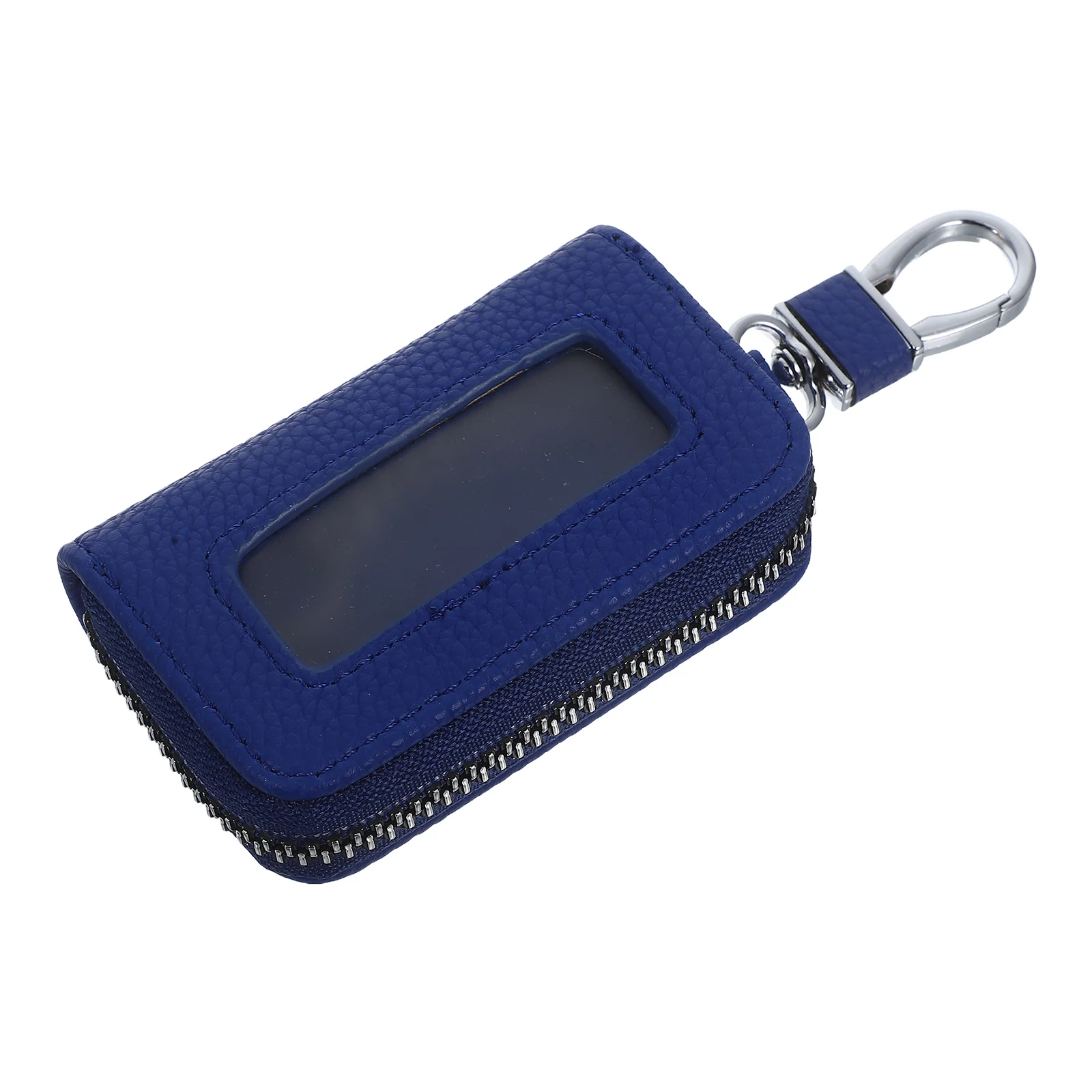 

Car Key Bag Remote Case Holder Blue Man Alarm Fob Keyrings Control Cases Car Keys Accessories Key Pouch Vintage Design Metal