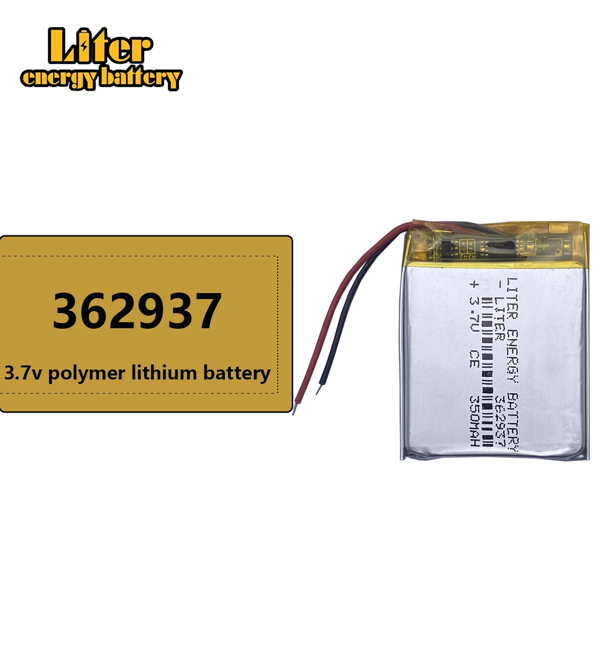 

362937 3,7 V литий-полимерная батарея MP3 MP4 MP5 Bluetooth аудио 350MAH навигатор