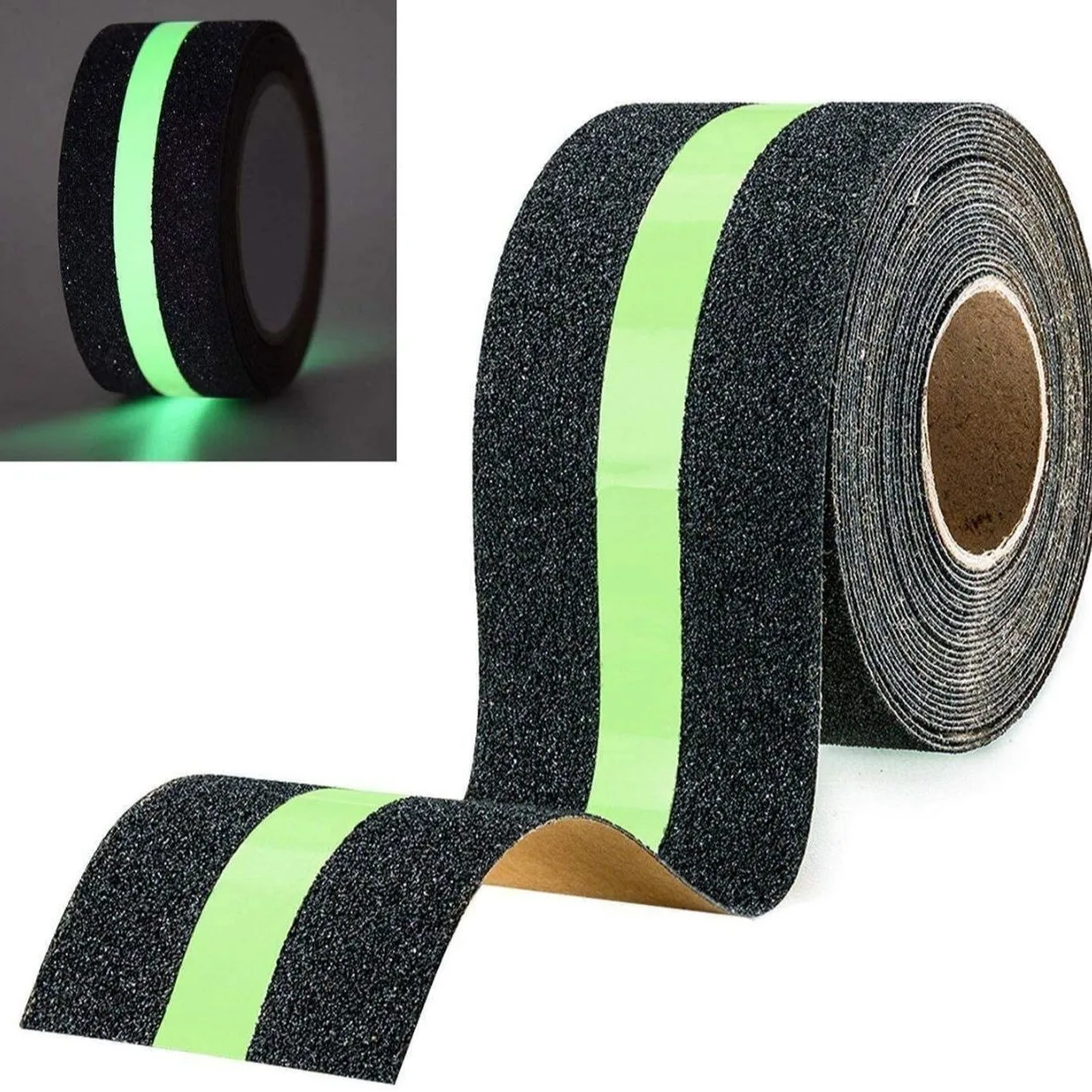 Sandblasted Luminous Anti-slip Tape PVC Fluorescent Tape Night Light Anti-slip Strips for Ceramic Tiles Stair Treads