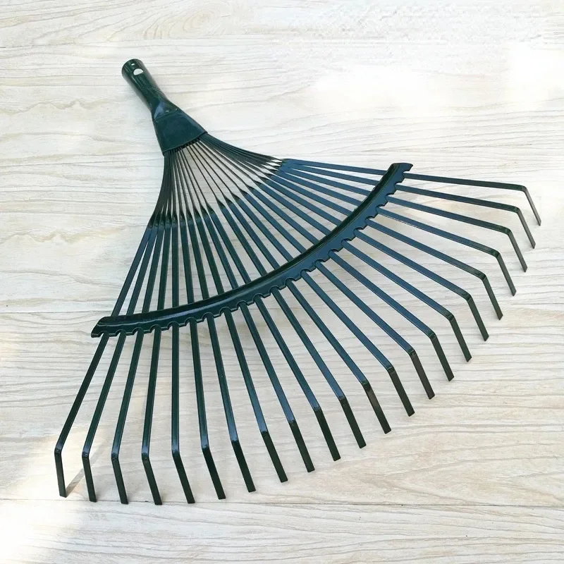 

Garden Leaf Rake Hay Deciduous Farming Rake 22-tooth Garden Tool Without Handle Home Garden Ripper Too