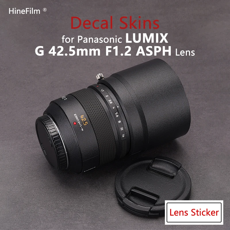 

LUMIX G 42.5F1.2 Len Premium Decal Skin for Panasonic Leica DG Nocticron 42.5mm F1.2 ASPH Lens Protector Cover Film Sticker