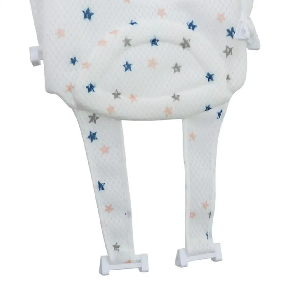 وسادة شبكية قابلة للطي وغير قابلة للانزلاق لأحواض الأطفال ومقعد حوض الاستحمام على شكل متقاطع #3