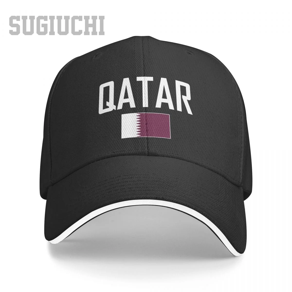 

Бейсбольная кепка унисекс сэндвич QATAR с флагом и шрифтом для мужчин и женщин, кепки в стиле хип-хоп, Snapback, шляпа для гольфа, рыбалка