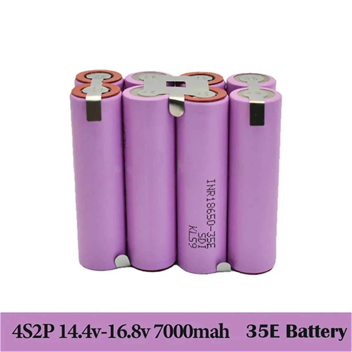 Nieuwe 35E 18650 3500mAh 7000mAh 3S 4S 5S 6S 8S 7.4V 12.6V 14.8V 18V 25.2V 29.6V voor Schroevendraaier Batterijen Lassen Batterij
