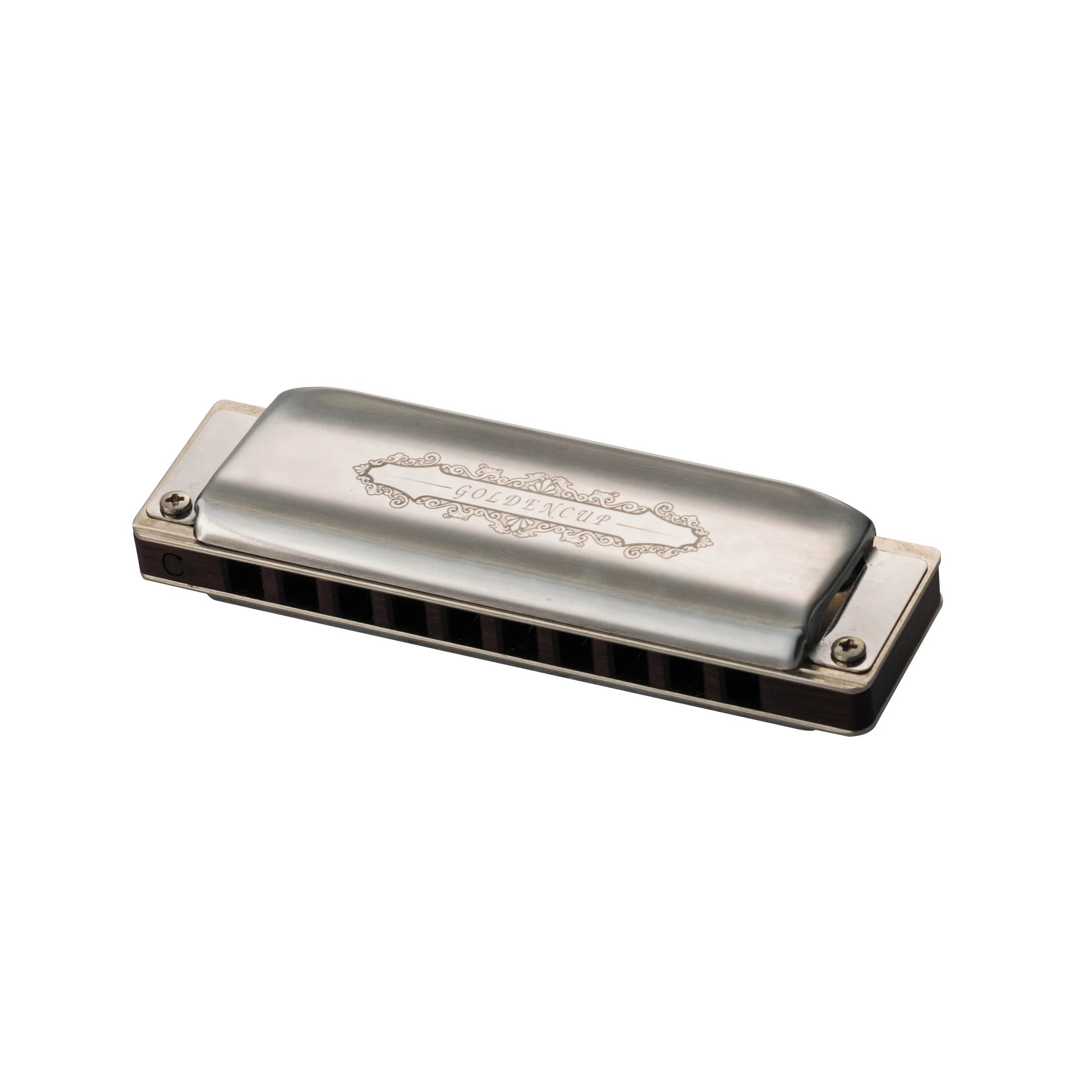 Diatonic Blues Harmonica 10 Holes Resin Comb Copper Body Key C Musical Instrument For Beginner Intermediate Player Band
