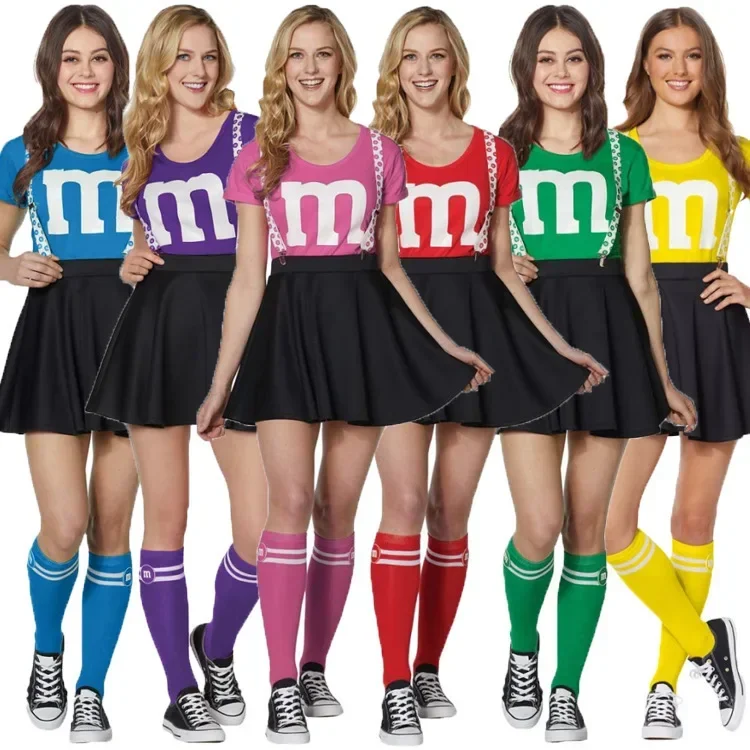 Lightweight S-L Girl Group Student Cheerleading Costume M Word Bodybuilding La Exercise Dance Suit  Cheerleading Uniform