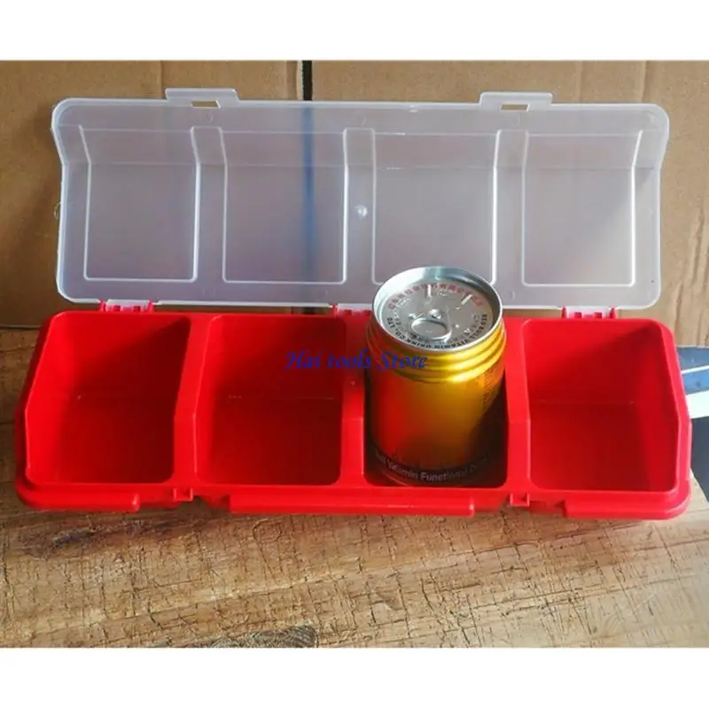 X37E Plastic Compartment with Cover Hardware Tool Box for Case ToolBox Parts Storage